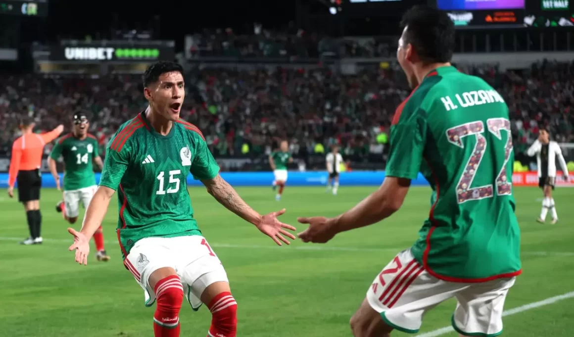 México empató con Alemania